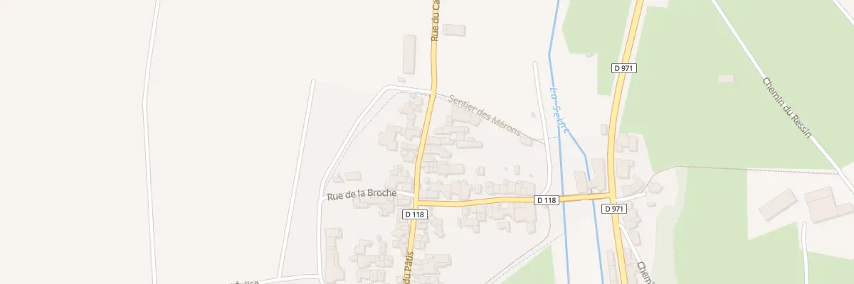 Plan du 6 Rue du Carron à Gomméville