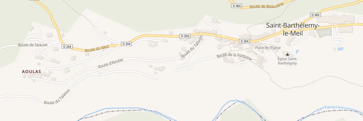 Plan du 5067 Le Village à Saint-Barthélemy-le-Meil