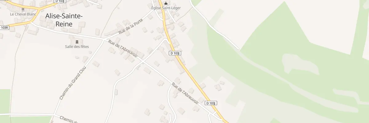 Plan du 7 Rue de la Croix Pirois à Alise-Sainte-Reine