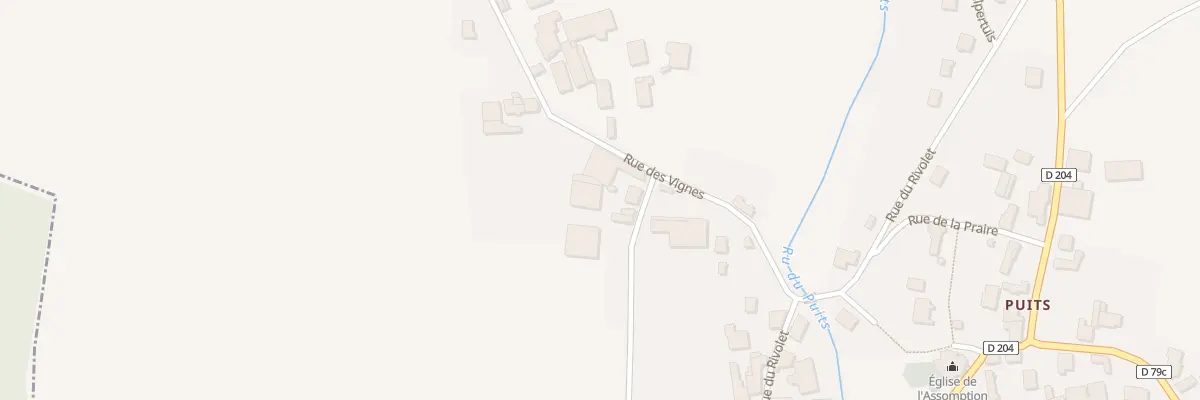Plan du 5 Rue des Vignes à Puits-et-Nuisement