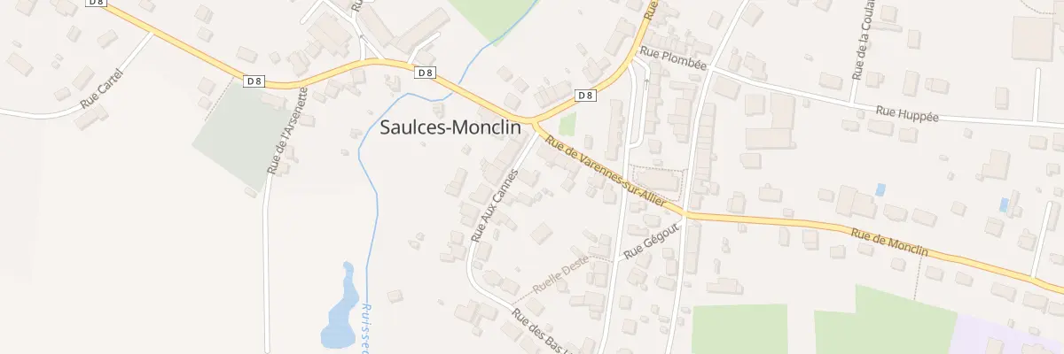 Plan du 11 Rue de Varennes sur Allier à Saulces-Monclin