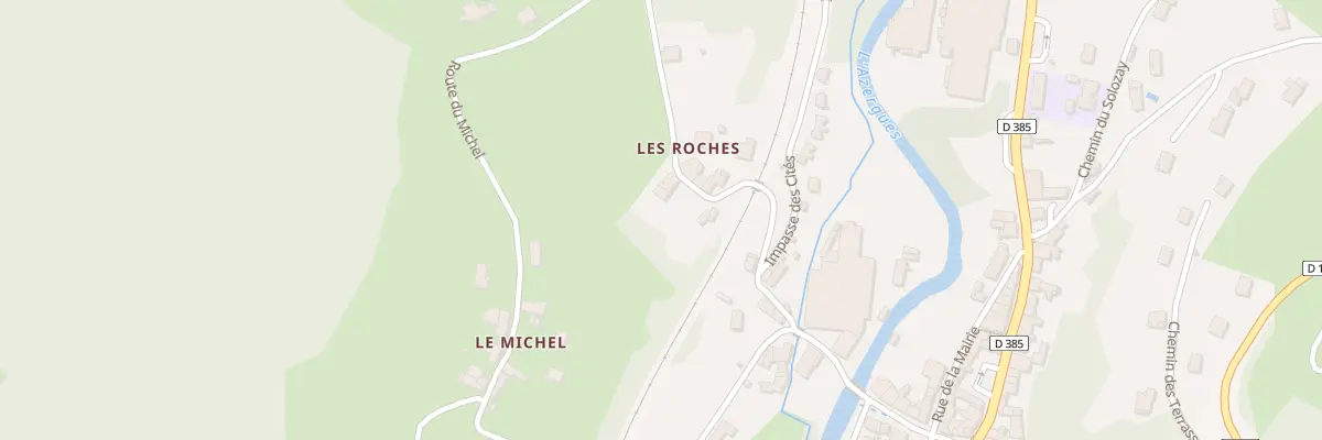 Plan du 207 Mte de la Croix des Roches à Chambost-Allières