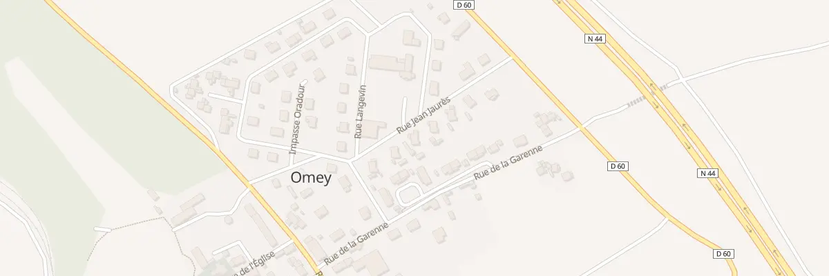 Plan du 11 Derriere les Murs à Omey
