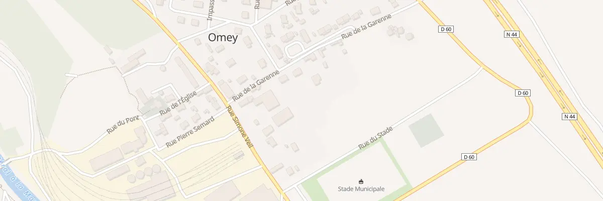 Plan du 3 Rue de la Garenne à Omey