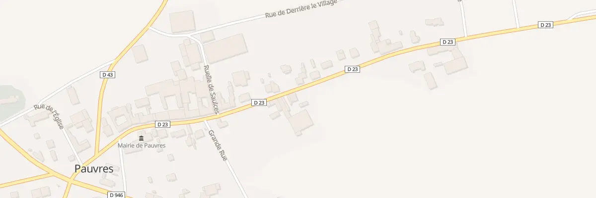 Plan du 28 Rte de Coulommes à Pauvres
