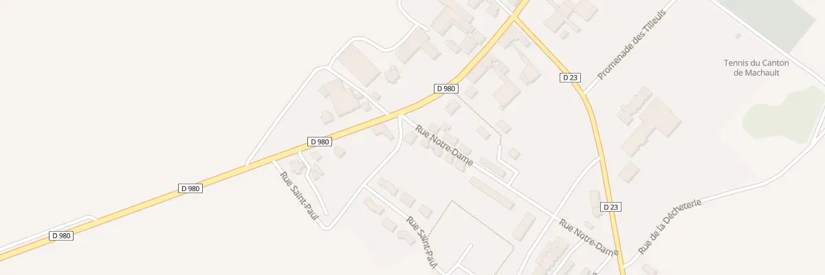 Plan du 4 Rue Notre Dame à Machault