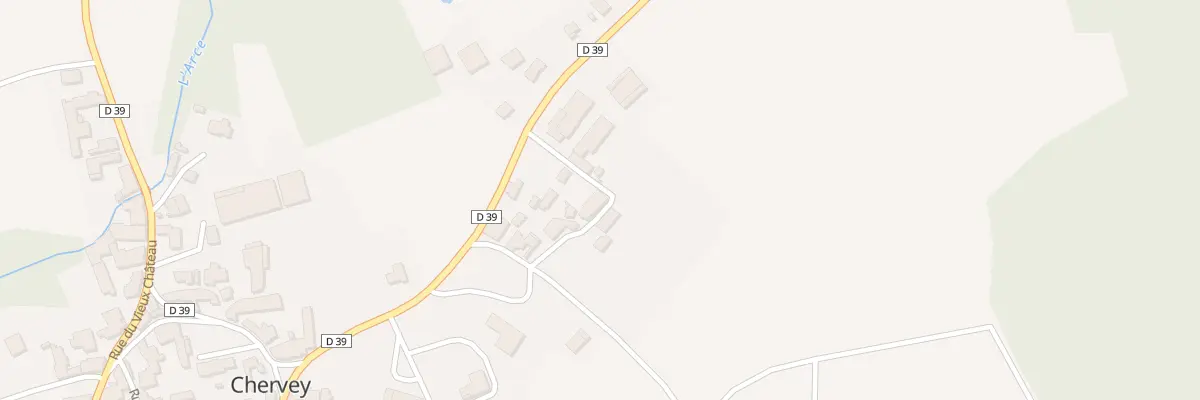 Plan du 5000F Rle du Faubourg à Chervey