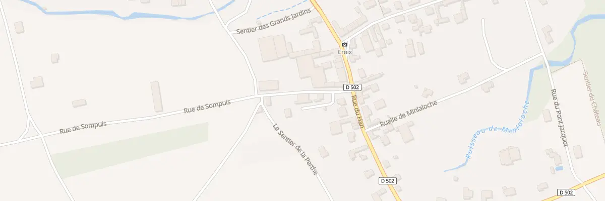 Plan du 1 Rue de Sompuis à Maisons-en-Champagne