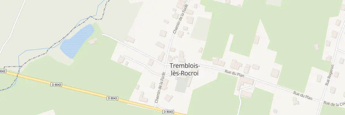 Plan du 5043 Le Village à Tremblois-lès-Rocroi