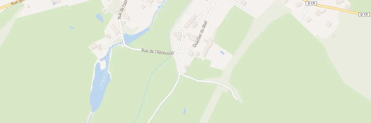 Plan du 2 Quartier du Bief (mimeure) à Mimeure