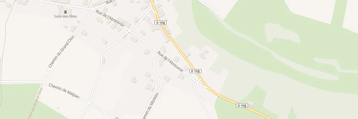 Plan du 25 Rue de l’Abreuvoir à Alise-Sainte-Reine