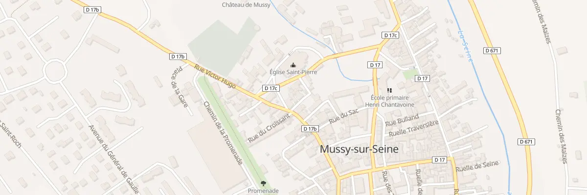 Plan du 6 Rue Saint-jean à Mussy-sur-Seine