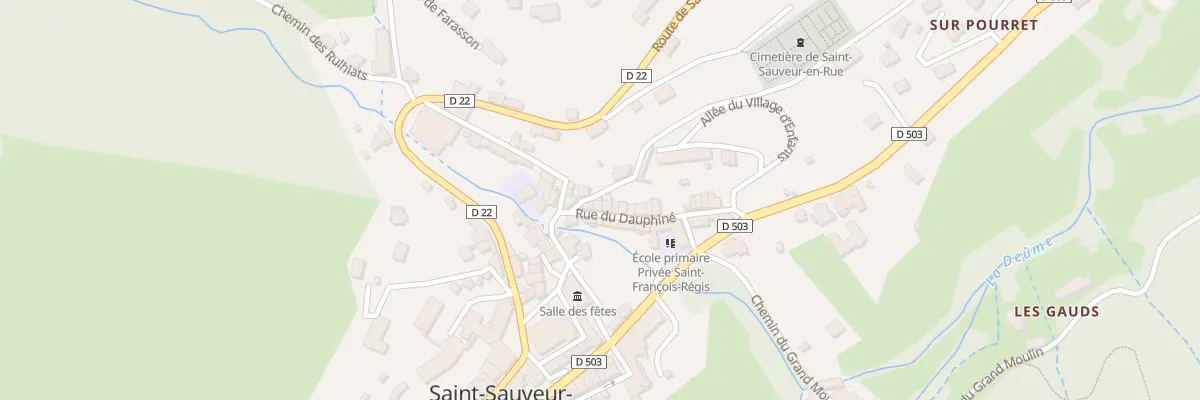 Plan du 6 Mte des Ecoles à Saint-Sauveur-en-Rue