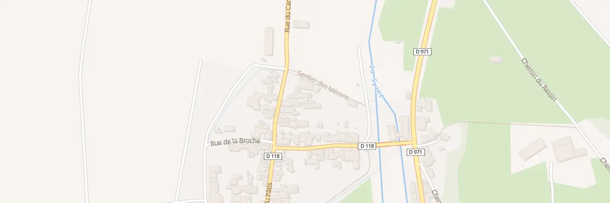 Plan du 8 Rue du Carron à Gomméville