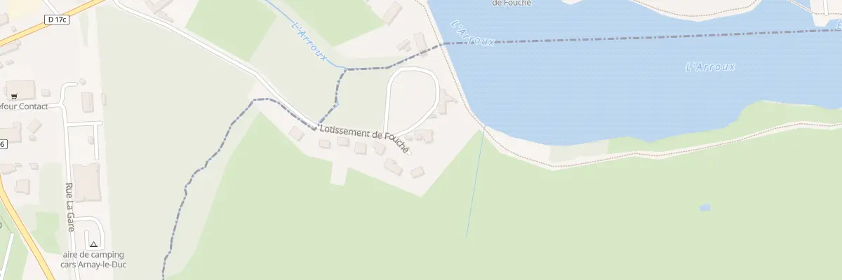 Plan du 16 Lot de Fouché à Saint-Prix-lès-Arnay