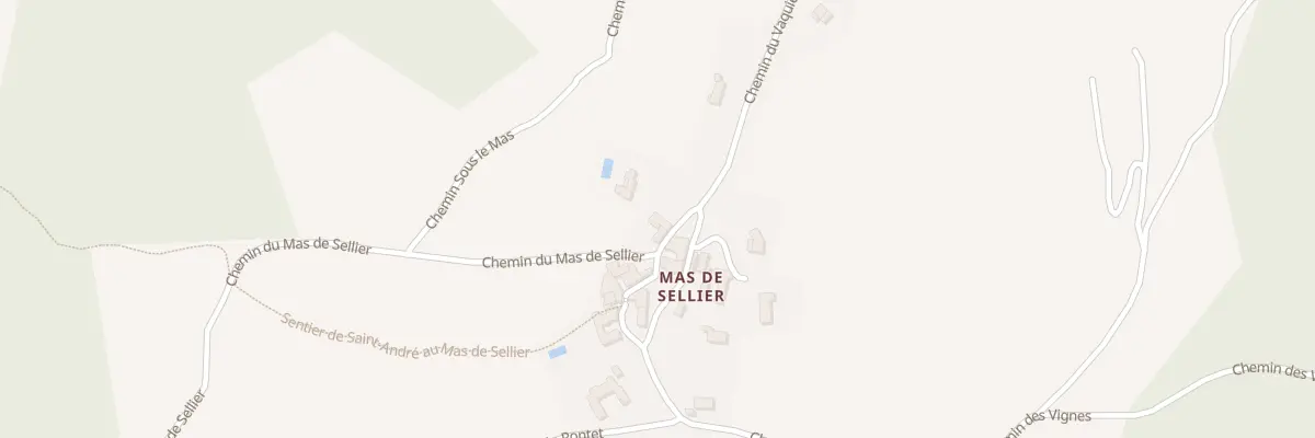 Plan du 5106 Mas de Sellier à Saint-André-d’Olérargues