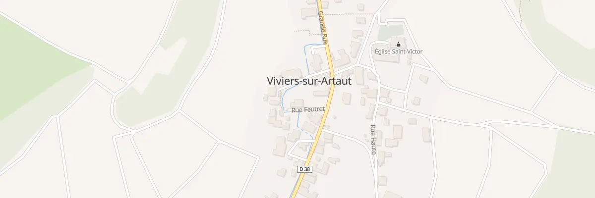 Plan du 1 Rue Feutret à Viviers-sur-Artaut