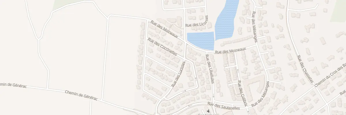 Plan du 496 Rue des Coccinelles à Bellegarde