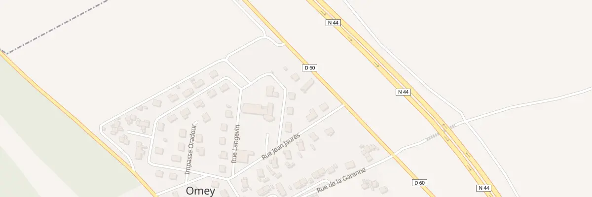 Plan du 5 Rue Langevin à Omey