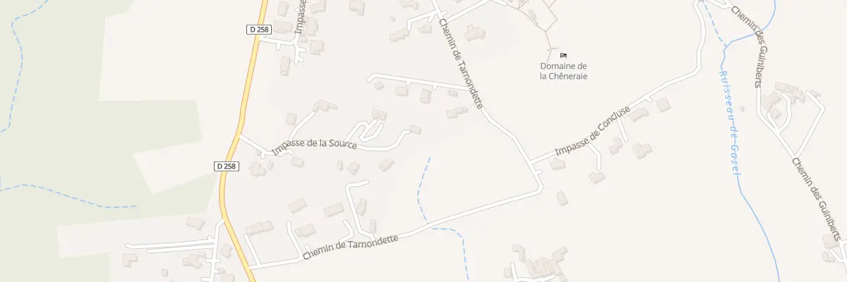 Plan du 610 Che de Tarnondette à Mirabel