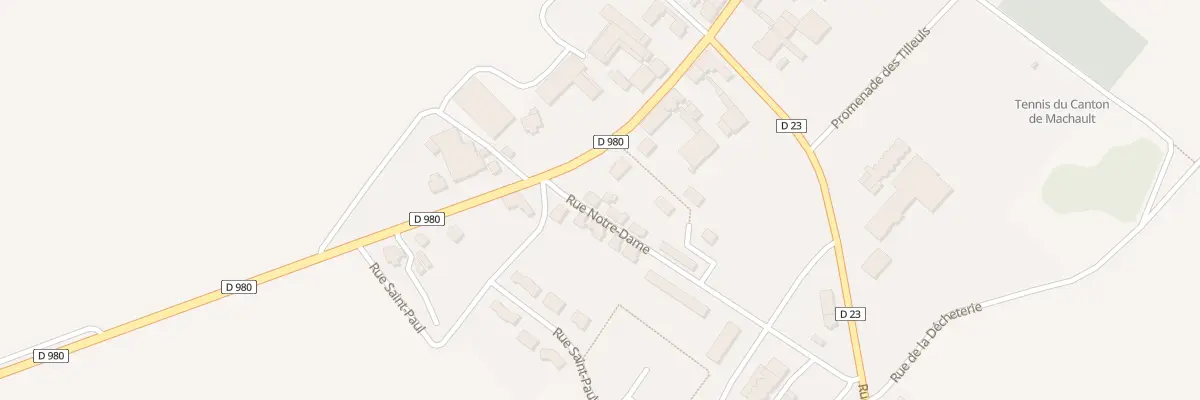 Plan du 1 Rue Notre Dame à Machault