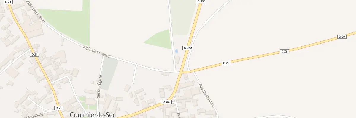 Plan du 5012 Le Village à Coulmier-le-Sec