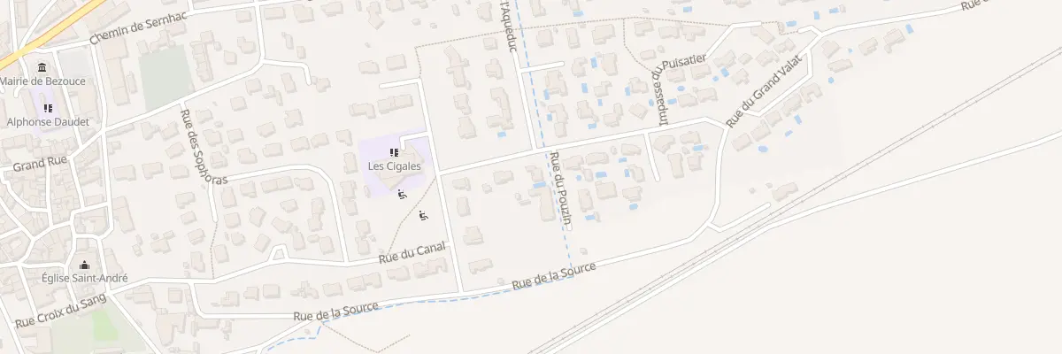 Plan du 3 Rue de la noria à Bezouce