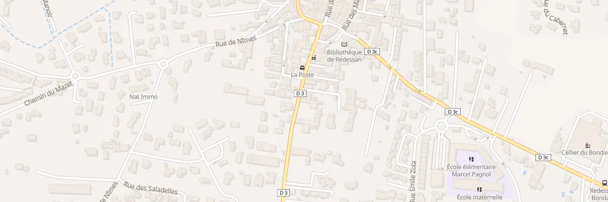 Plan du 35 Rue de la Poste à Redessan