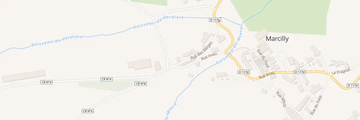 Plan du 5003 Le Village à Marcilly-et-Dracy
