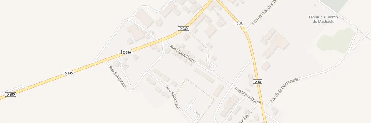 Plan du 10 Rue Notre Dame à Machault