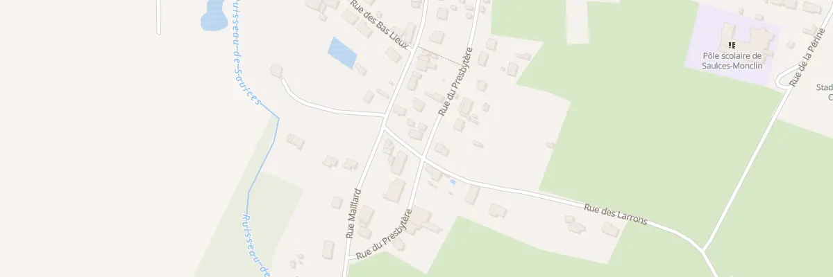 Plan du 5 Rue du Presbytère à Saulces-Monclin
