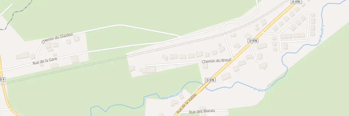 Plan du 132 Che du Breuil à Rouvroy-sur-Audry