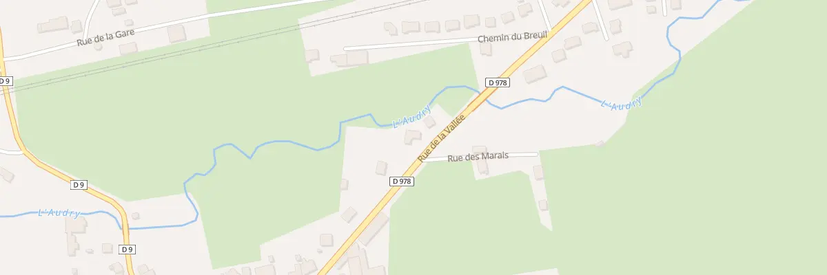 Plan du 5025 Les Marais à Rouvroy-sur-Audry