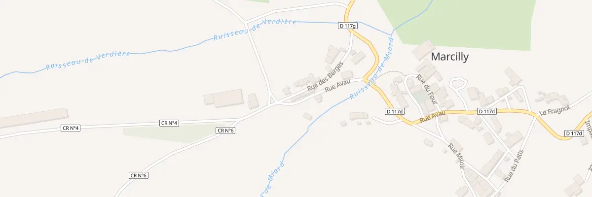 Plan du 5001 Le Village à Marcilly-et-Dracy