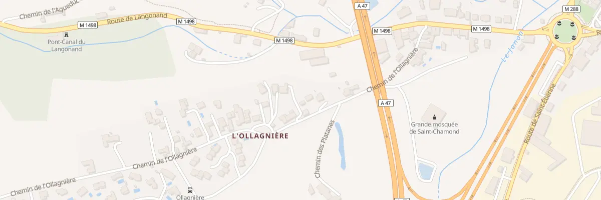 Plan du 24 Che de l’Ollagnière à Saint-Chamond