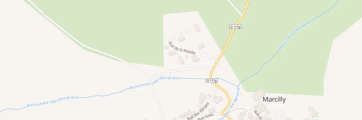 Plan du 2 Lot La Nivelle à Marcilly-et-Dracy