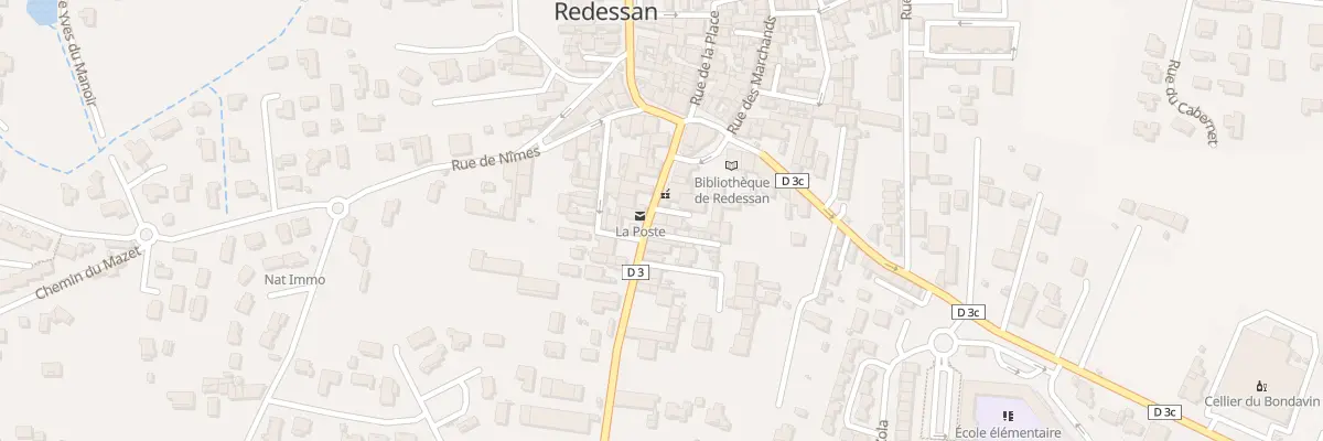 Plan du 15 Rue de la Poste à Redessan