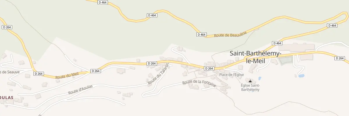 Plan du 5064 Le Village à Saint-Barthélemy-le-Meil