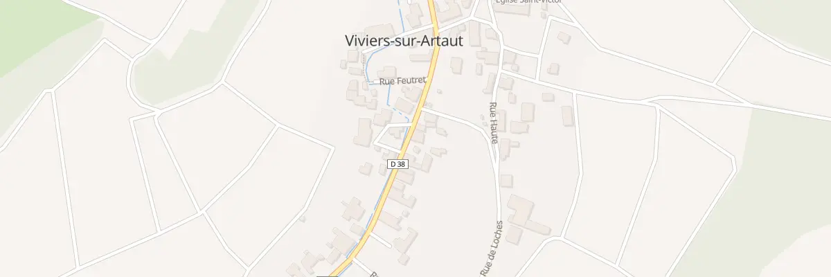 Plan du 20 Gr Grande Rue à Viviers-sur-Artaut