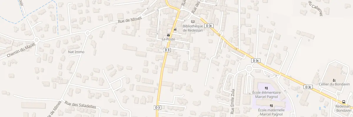 Plan du 39 Rue de la Poste à Redessan