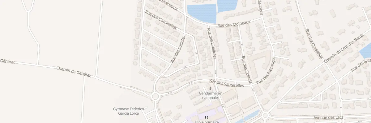 Plan du 347 Rue des Coccinelles à Bellegarde