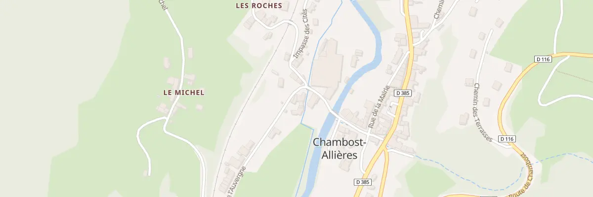Plan du 5046 Allieres à Chambost-Allières