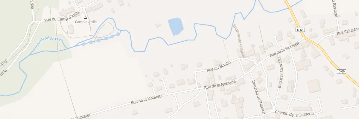 Plan du 12 Rue du Moulin à La Cheppe