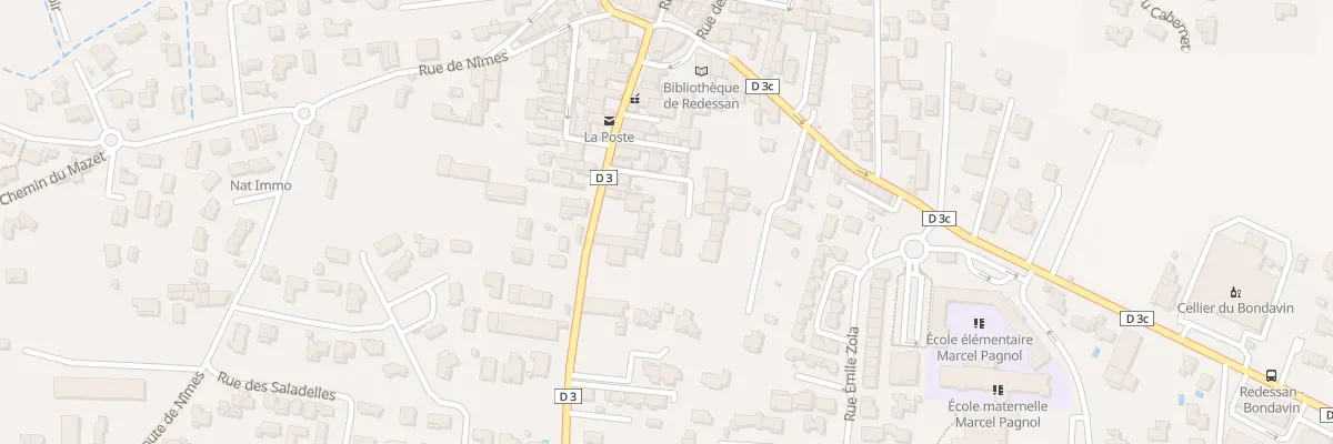 Plan du 37 Rue de la Poste à Redessan