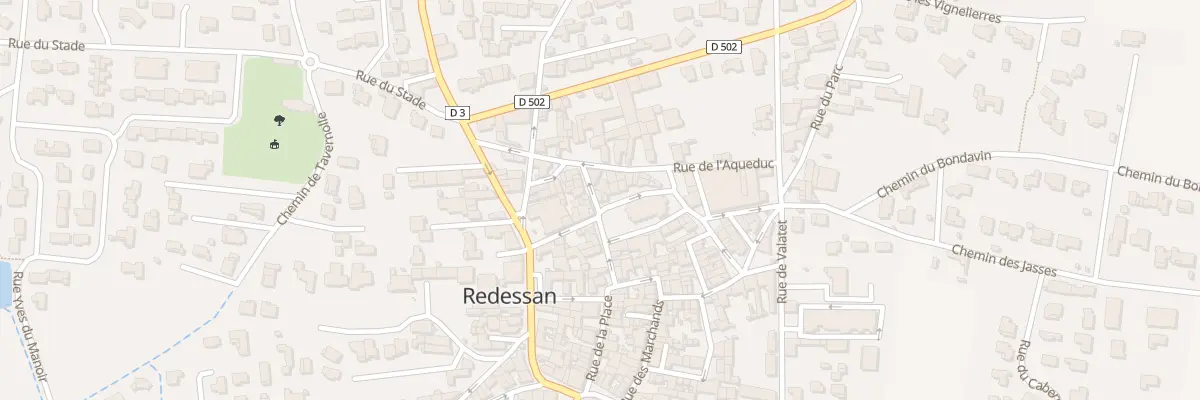 Plan du 1 Pl de l’Eglise à Redessan