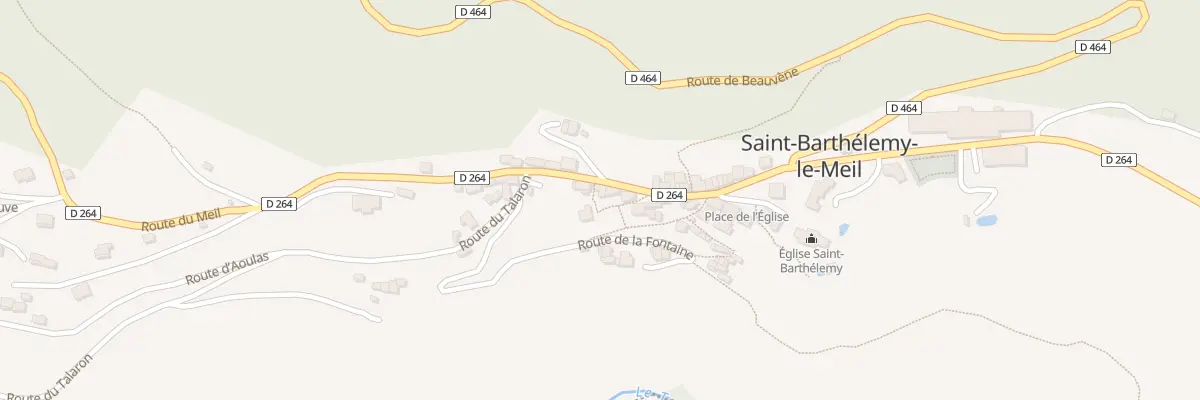 Plan du 5076 Le Village à Saint-Barthélemy-le-Meil
