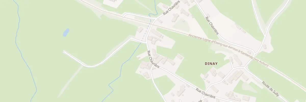 Plan du 43 Rue Chavrière à Épinac