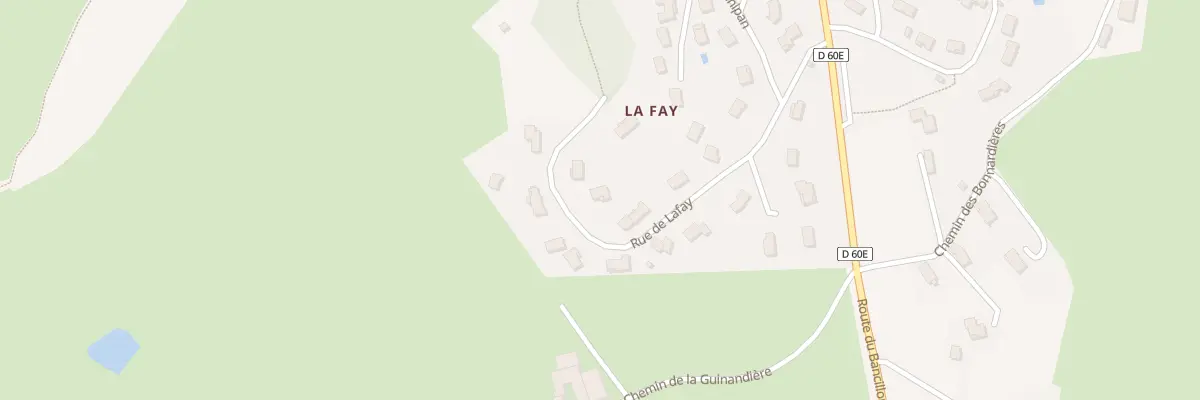 Plan du 300 Rue de Lafay à La Chapelle-sur-Coise