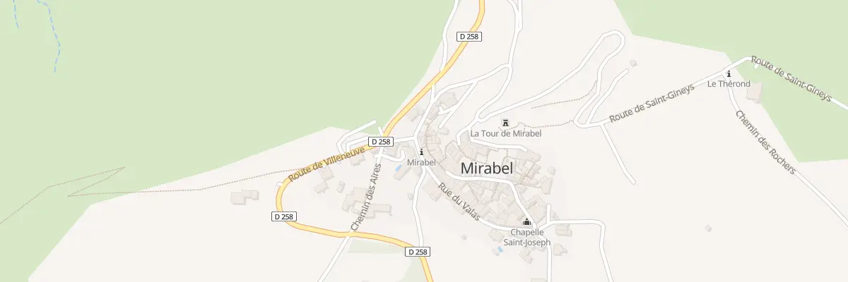 Plan du 5 Rue du Cor à Mirabel