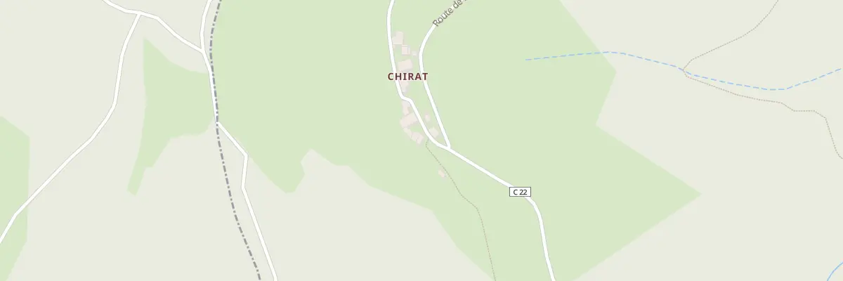 Plan du 32 Che de la Croix du Chirat à La Valla-en-Gier
